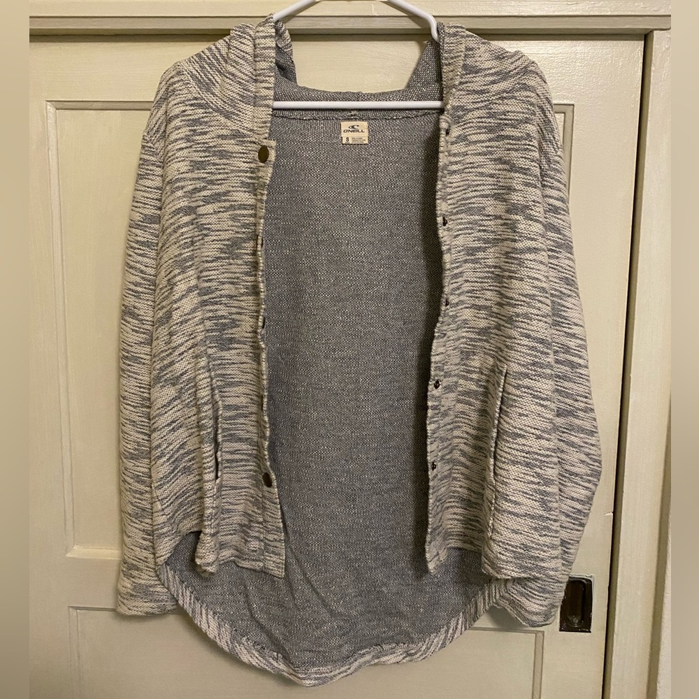 O’Niell Heather Gray Cardigan/Jacket - Size S